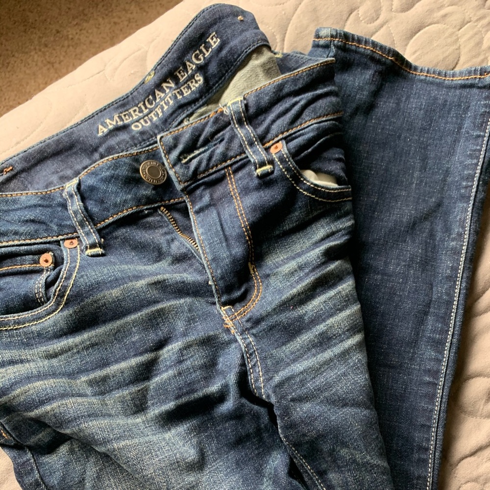 American eagle straight stretch jeans